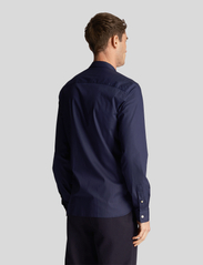 Lyle & Scott - LS Slim Fit Poplin Shirt - tavalised t-särgid - navy - 3
