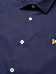Lyle & Scott - LS Slim Fit Poplin Shirt - tavalised t-särgid - navy - 7