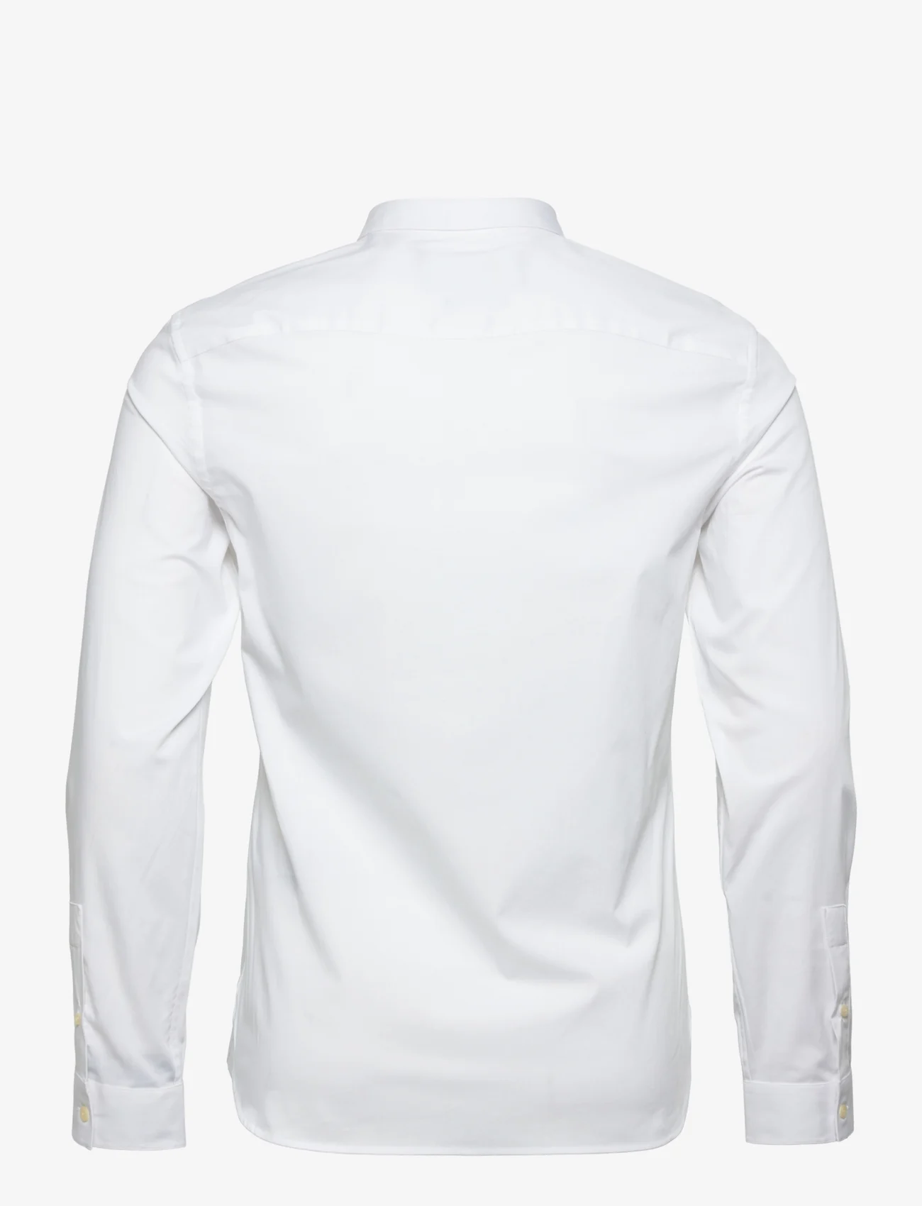 Lyle & Scott - LS Slim Fit Poplin Shirt - laisvalaikio marškiniai - white - 1