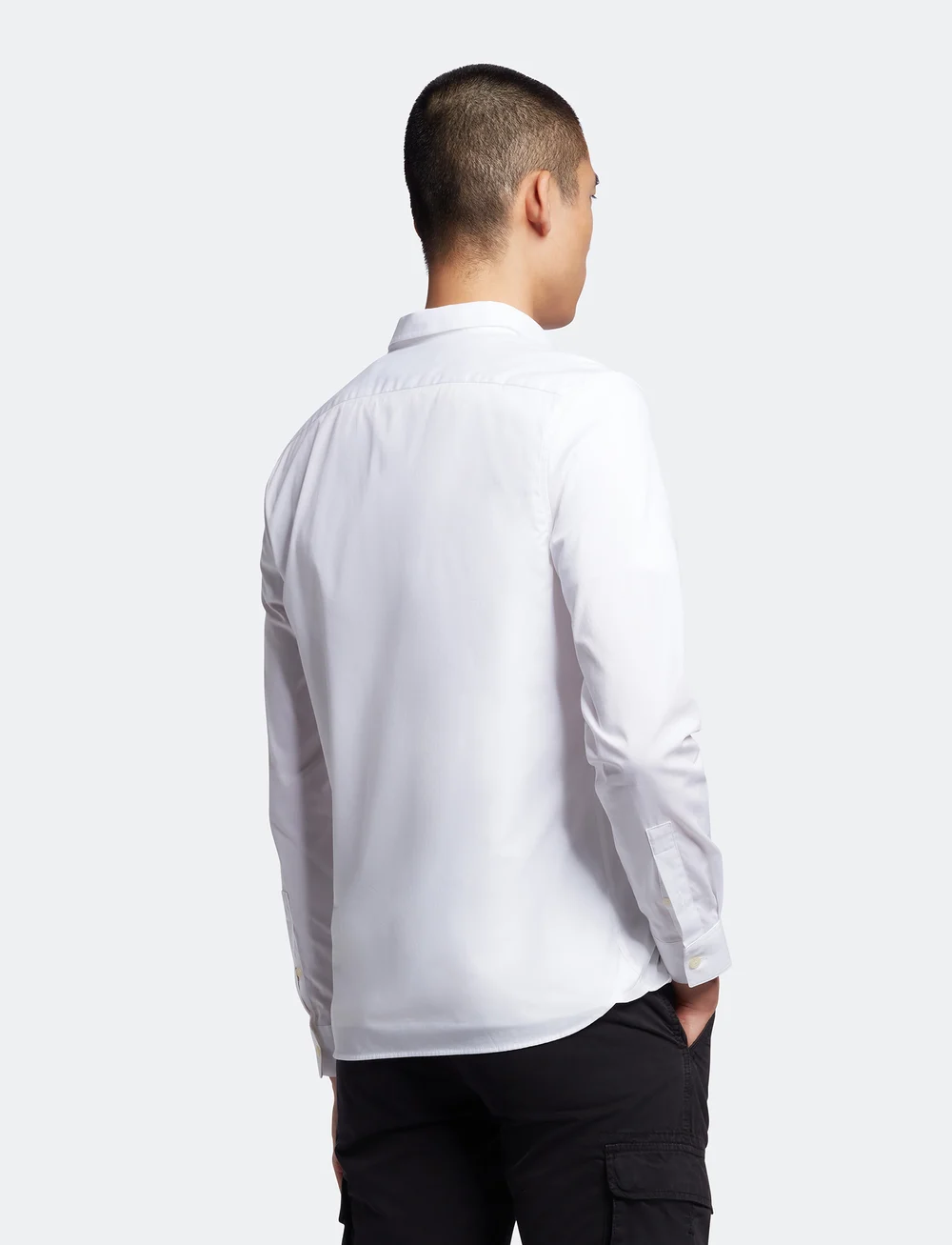 Lyle & Scott - LS Slim Fit Poplin Shirt - casual shirts - white - 3