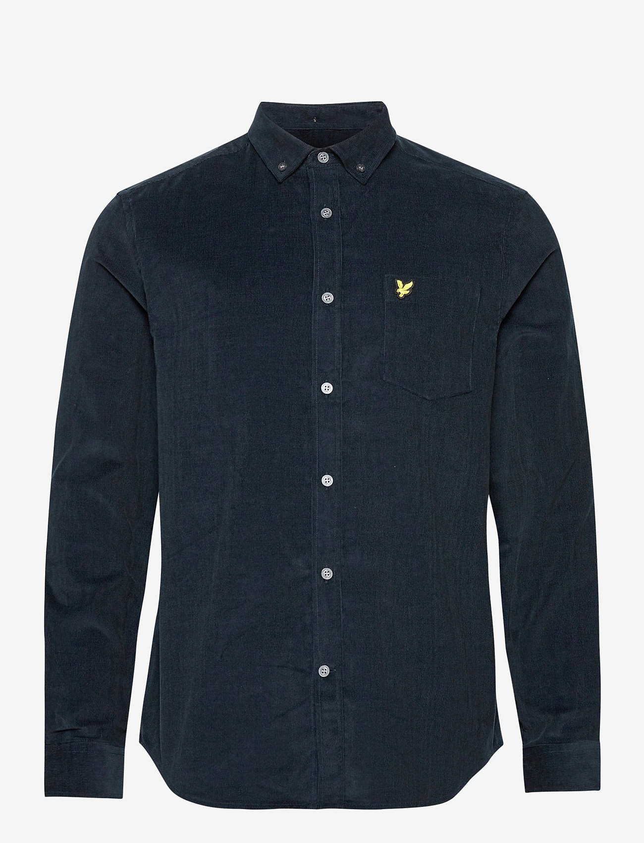 Lyle & Scott - Needle Cord Shirt - dark navy - 0