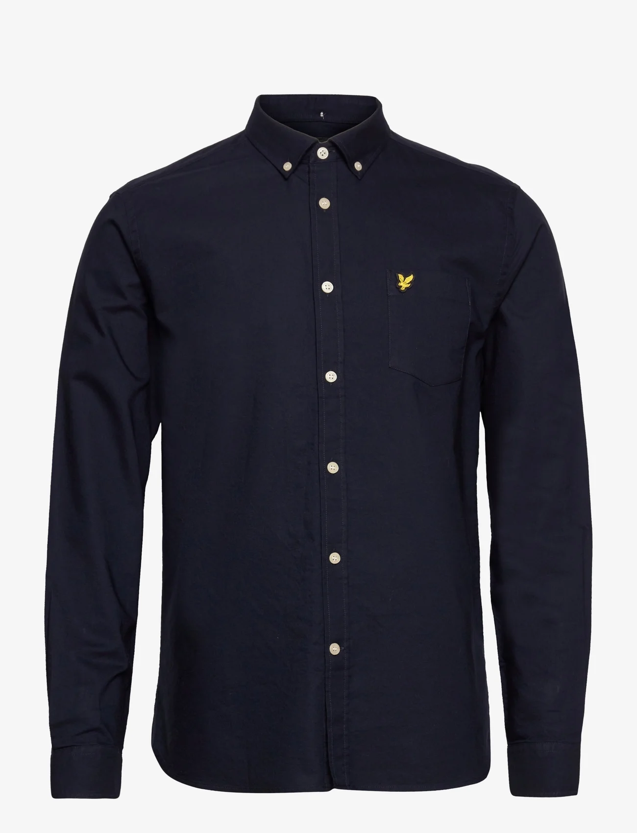 Lyle & Scott - Regular Fit Light Weight Oxford Shirt - oxford-skjortor - dark navy - 0