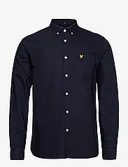Lyle & Scott - Regular Fit Light Weight Oxford Shirt - oxford-skjorter - dark navy - 0