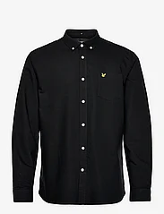 Lyle & Scott - Regular Fit Light Weight Oxford Shirt - oxford-skjorter - jet black - 0
