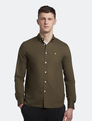 Lyle & Scott - Regular Fit Light Weight Oxford Shirt - oxford-skjortor - olive - 2