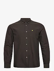 Lyle & Scott - Regular Fit Light Weight Oxford Shirt - oxford-hemden - olive/jet black - 0
