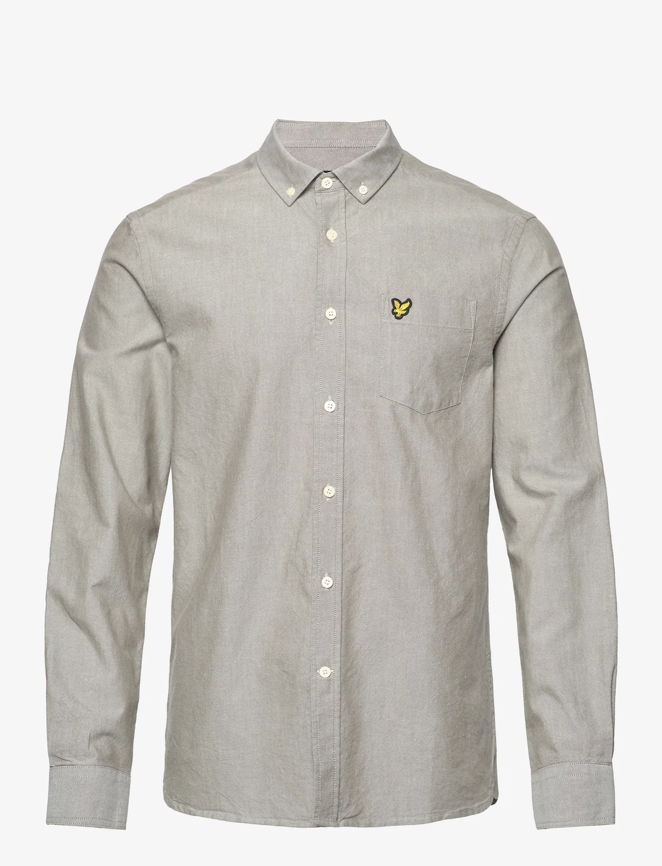Lyle & Scott - Regular Fit Light Weight Oxford Shirt - oxford-hemden - olive/ touchline white - 0