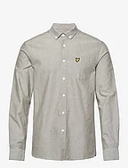 Regular Fit Light Weight Oxford Shirt - OLIVE/ TOUCHLINE WHITE