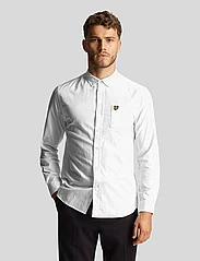 Lyle & Scott - Regular Fit Light Weight Oxford Shirt - oxford shirts - white - 2