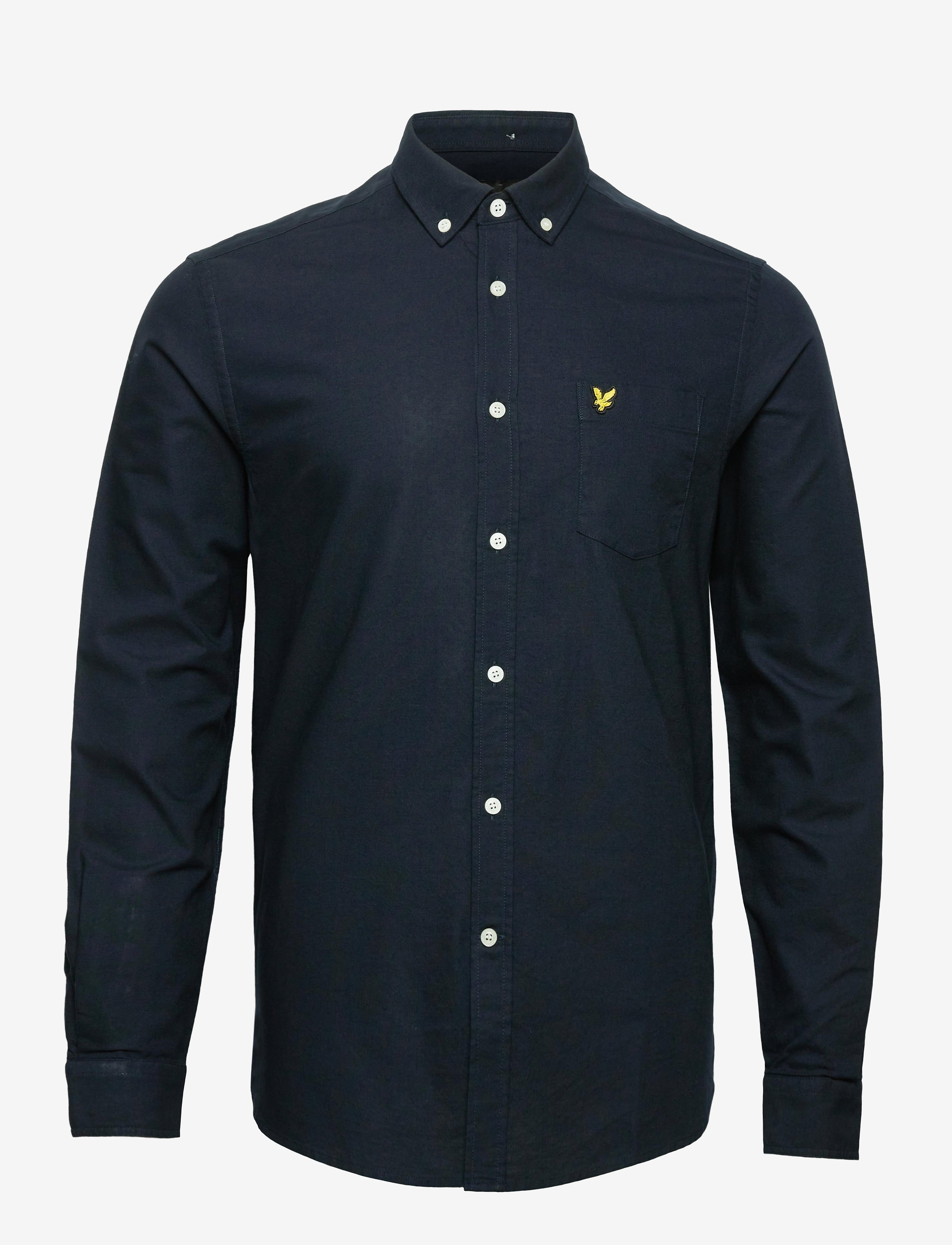 Lyle & Scott - Regular Fit Light Weight Oxford Shirt - dark navy - 0