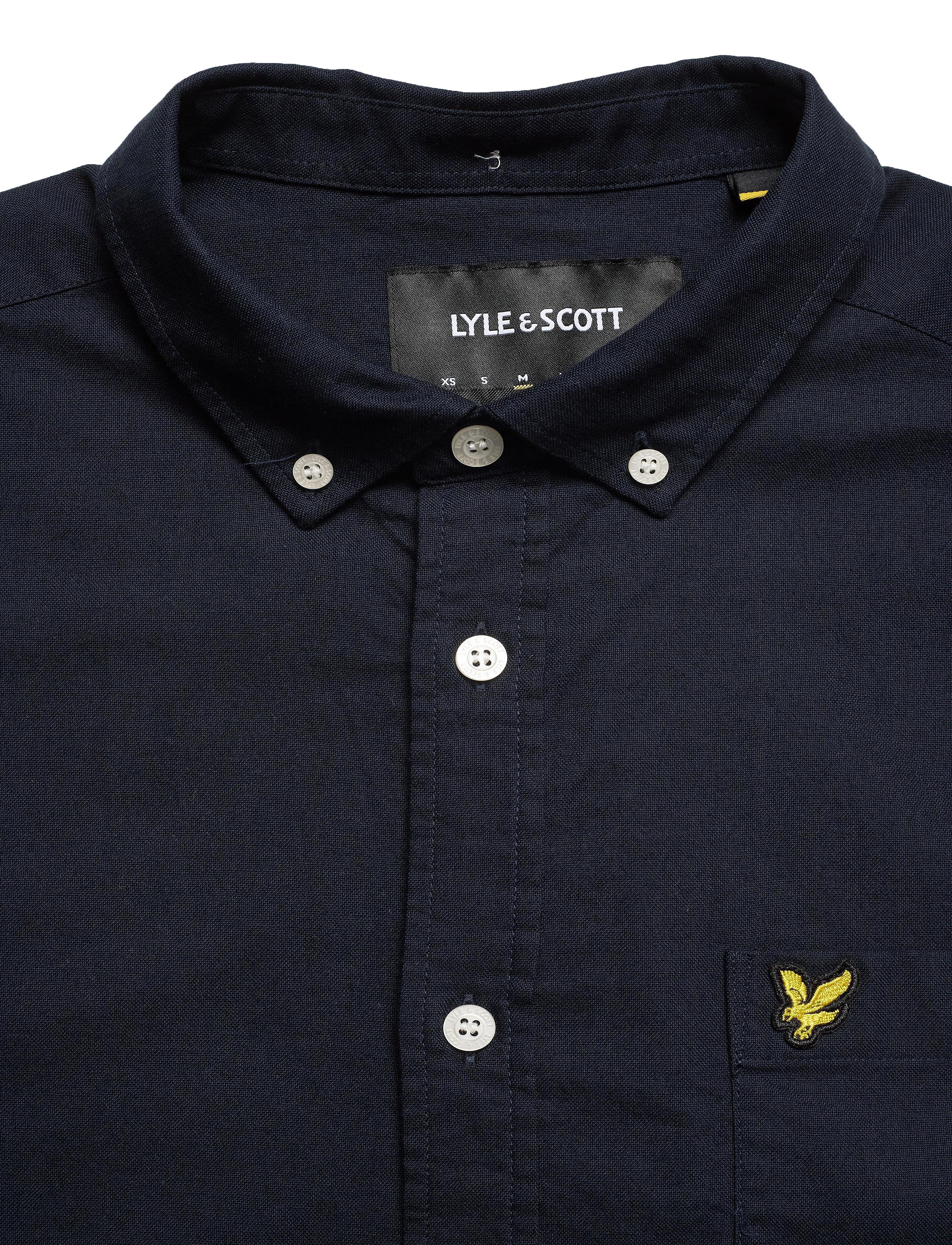 Lyle & Scott - Regular Fit Light Weight Oxford Shirt - dark navy - 3