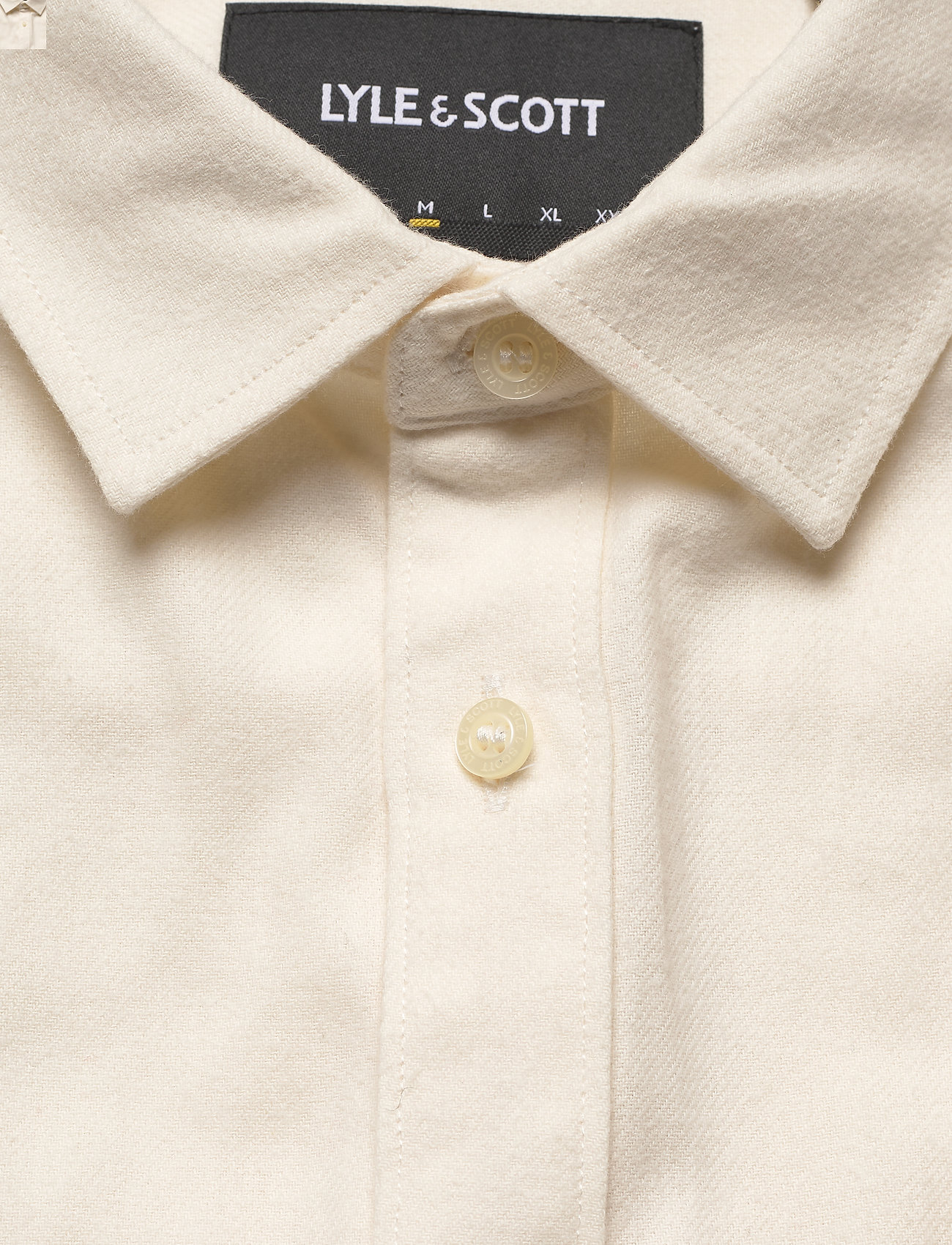 Lyle & Scott - Brushed Twill Shirt - vanilla ice - 2