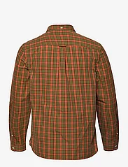 Lyle & Scott - Check Poplin Shirt - ternede skjorter - victory orange/olive - 1