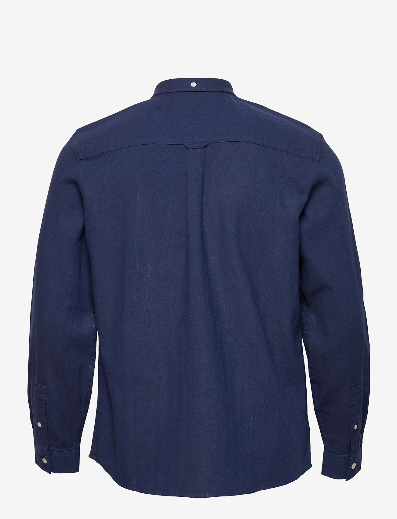Lyle & Scott - Brushed Herringbone Shirt - dark navy/ indigo - 1