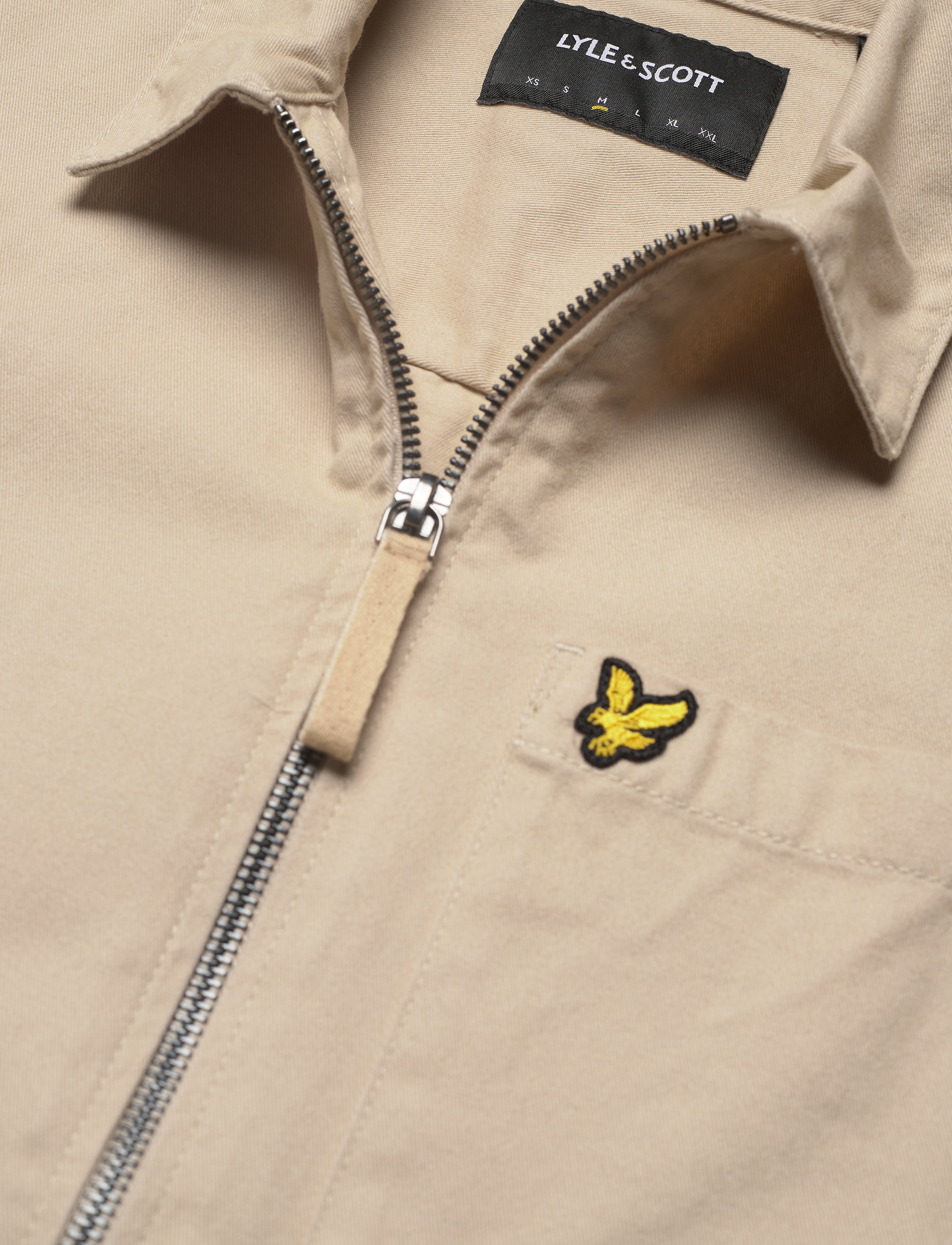 Lyle & Scott - Twill Overshirt - sesame - 2
