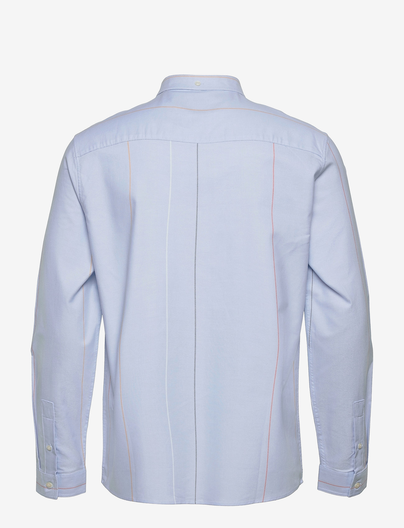Lyle & Scott - Vertical Stripe Long Sleeve Oxford Shirt - riviera - 1