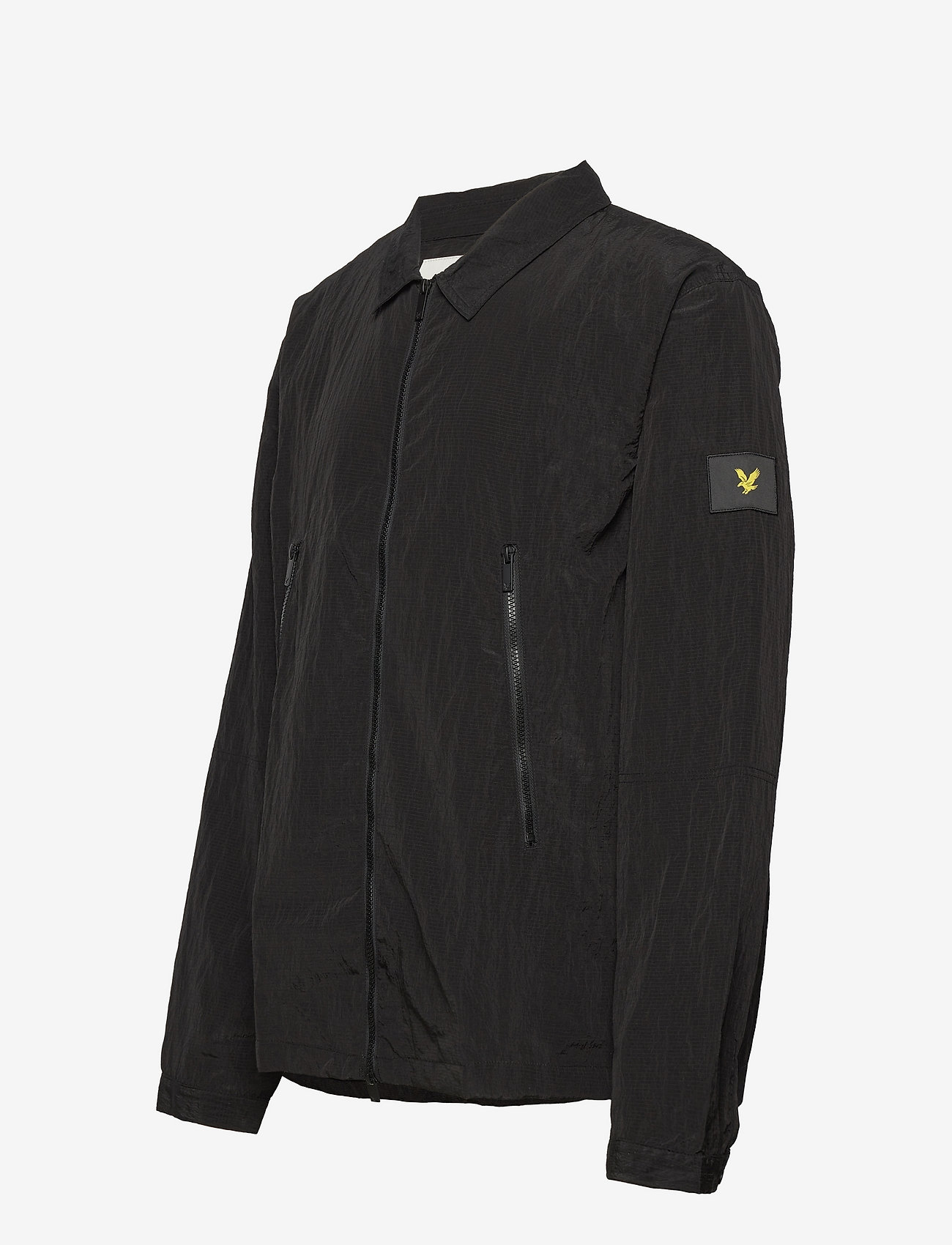 Lyle & Scott - Dual Zip Overshirt - jet black - 2