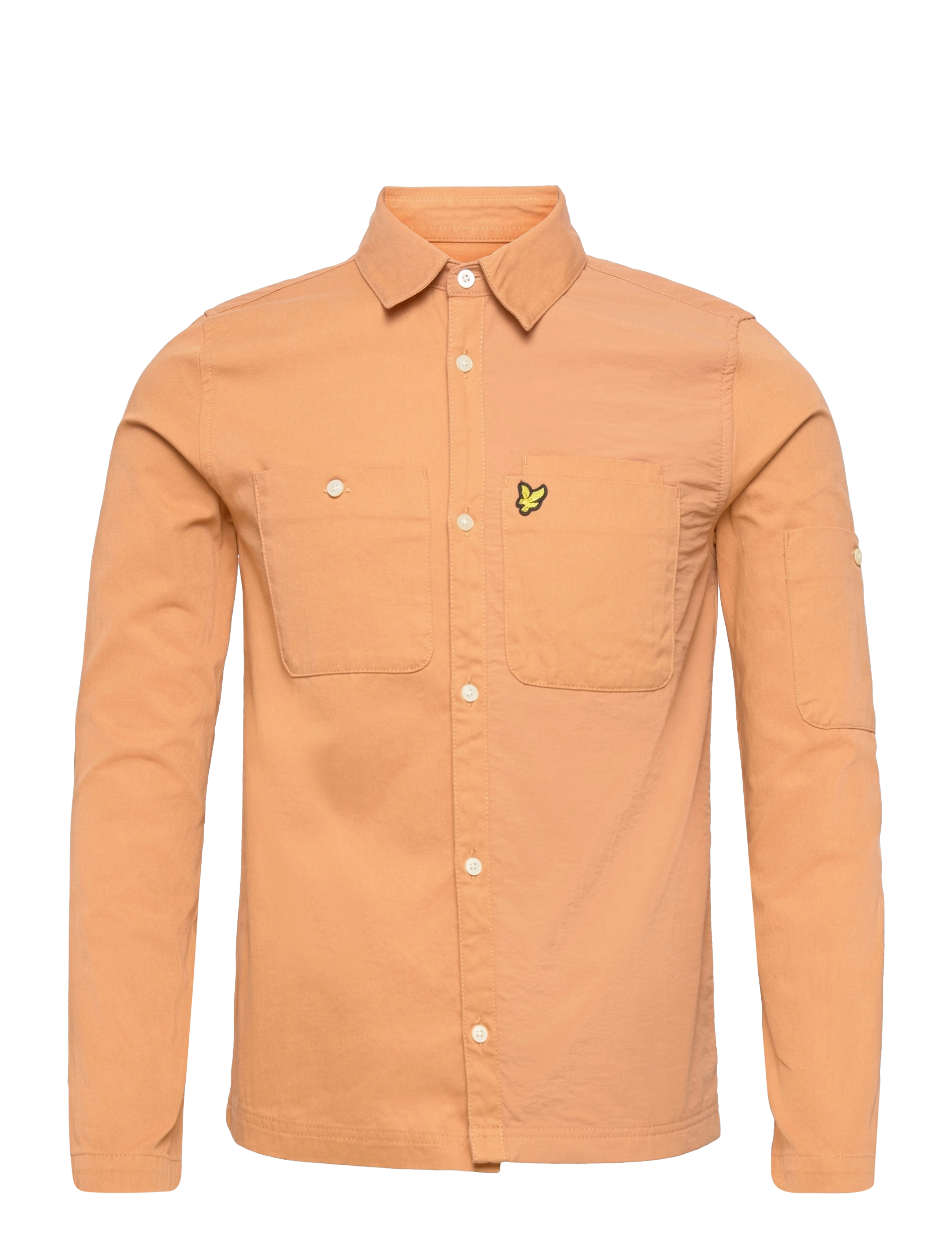 Lyle & Scott - Tech Pocket Overshirt - tan - 0