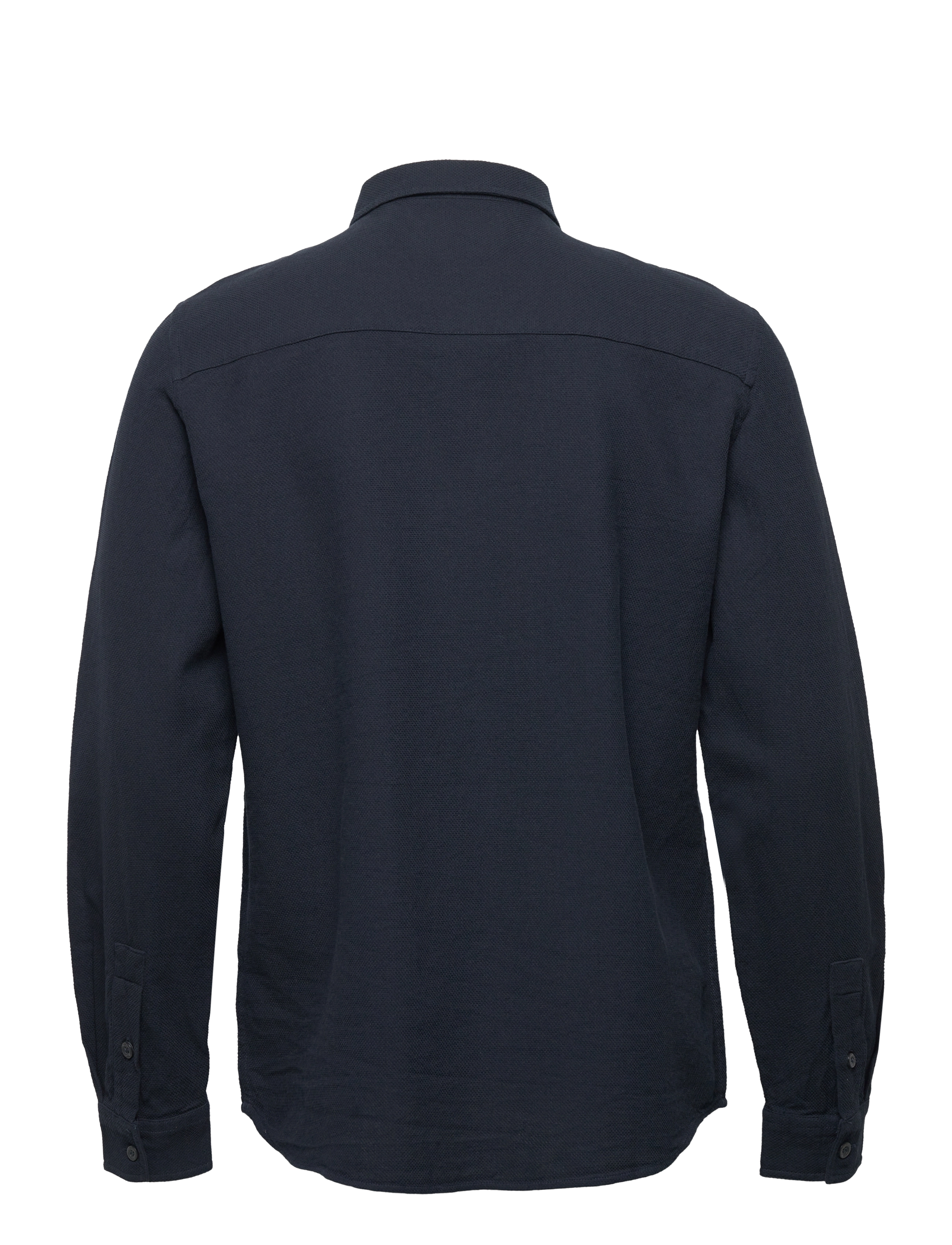 Lyle & Scott - Fine Textured Shirt - dark navy - 1