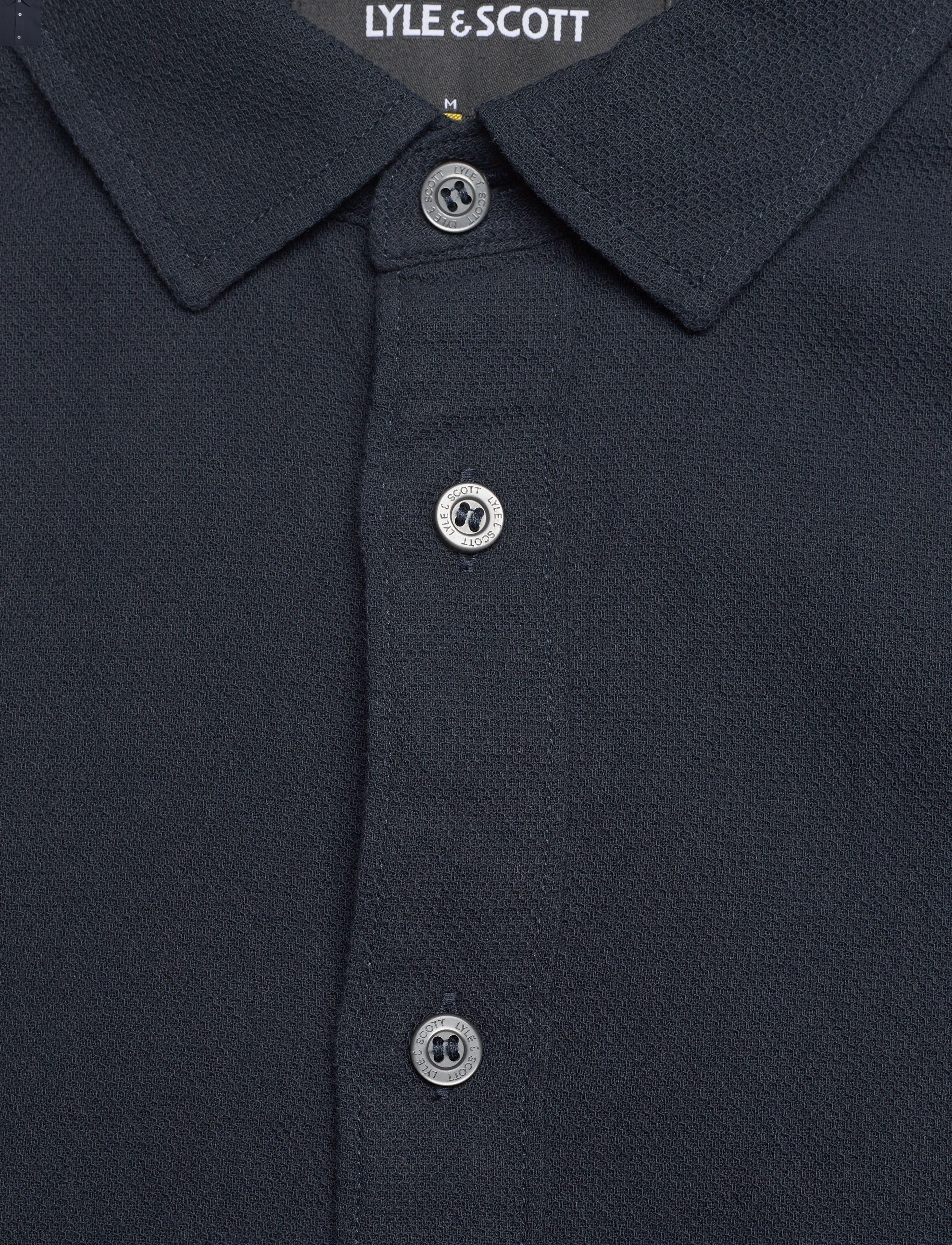 Lyle & Scott - Fine Textured Shirt - dark navy - 2