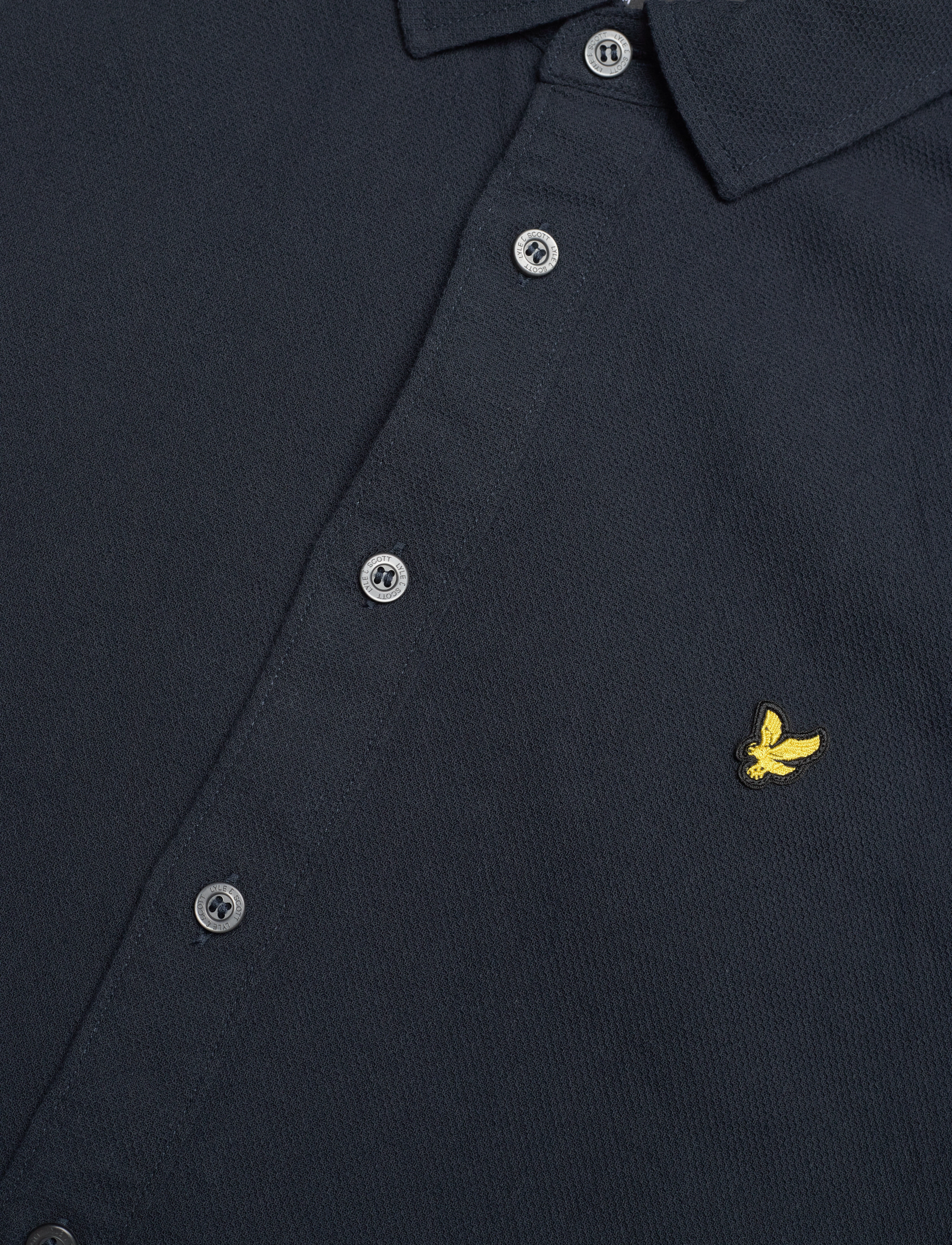 Lyle & Scott - Fine Textured Shirt - dark navy - 3