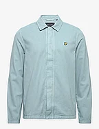 Washed Drill Overshirt - AWAY BLUE