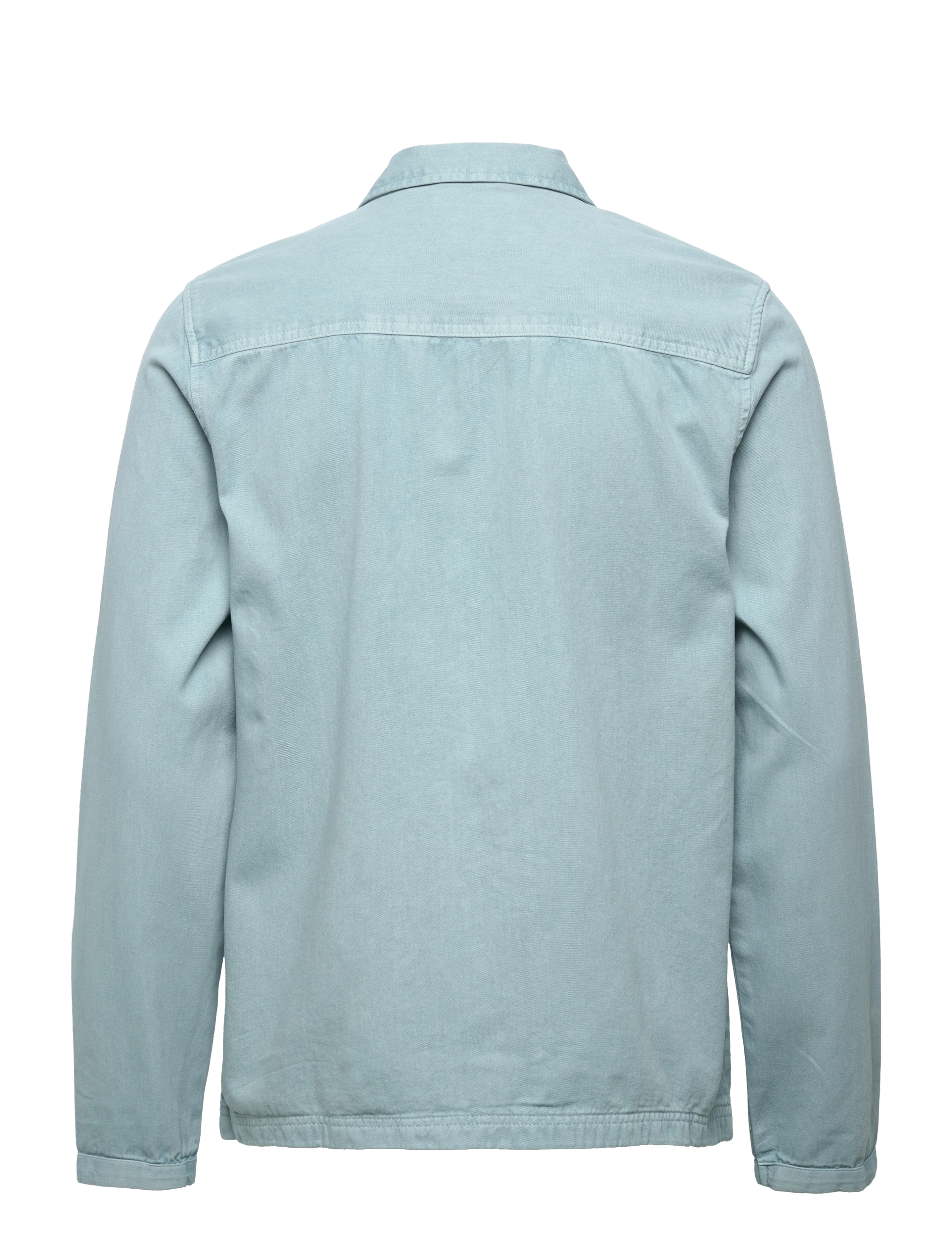 Lyle & Scott - Washed Drill Overshirt - away blue - 1