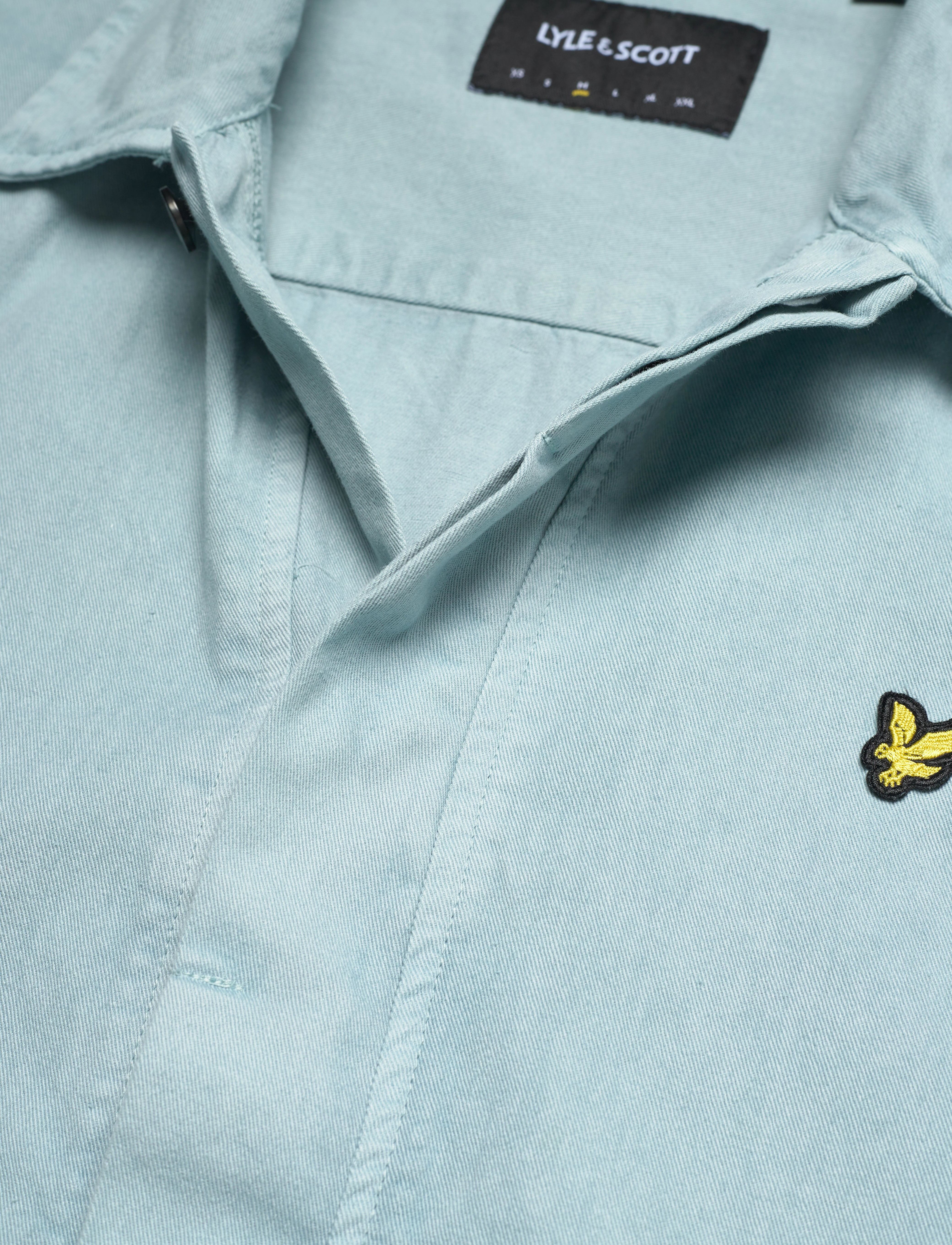 Lyle & Scott - Washed Drill Overshirt - away blue - 2