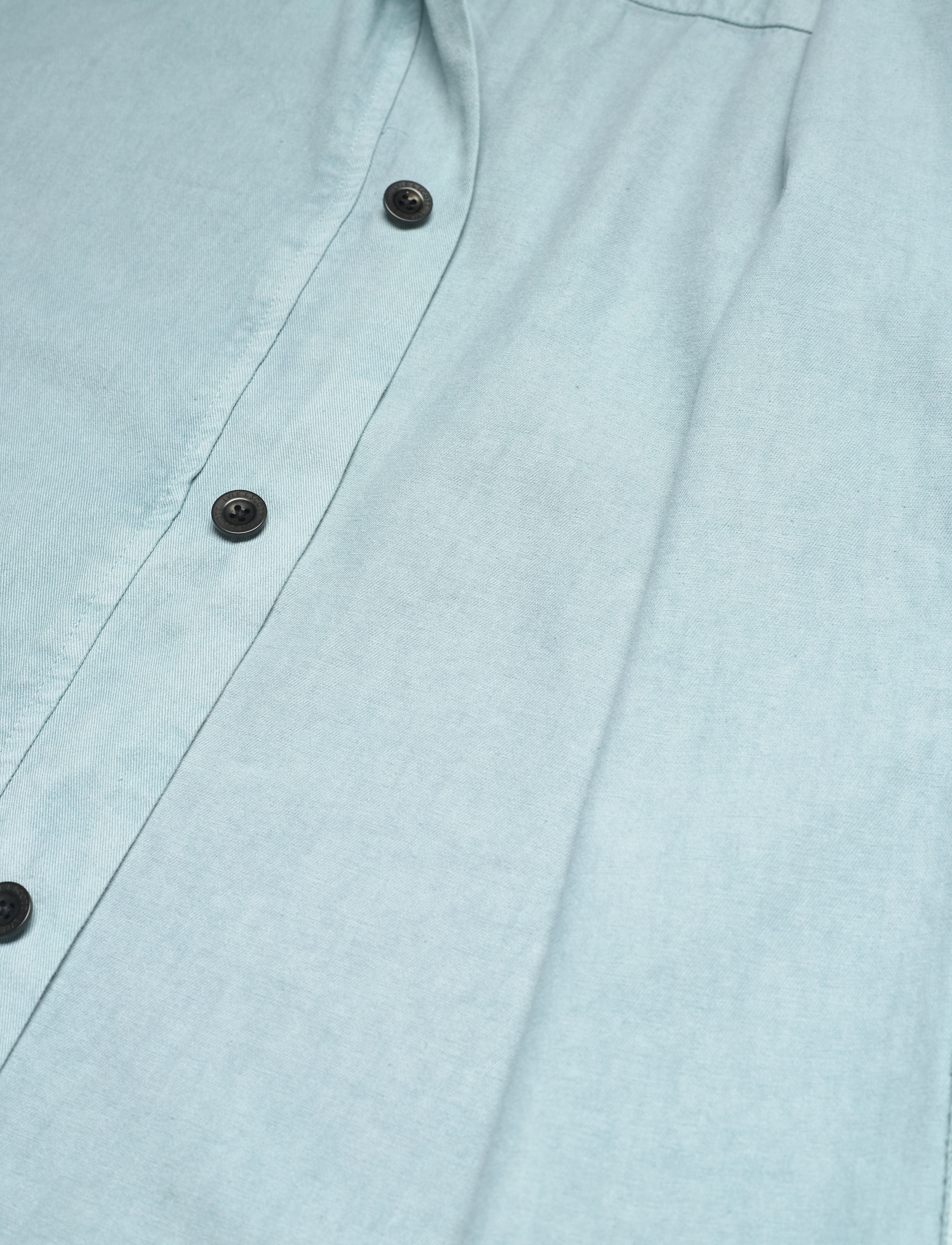 Lyle & Scott - Washed Drill Overshirt - away blue - 3