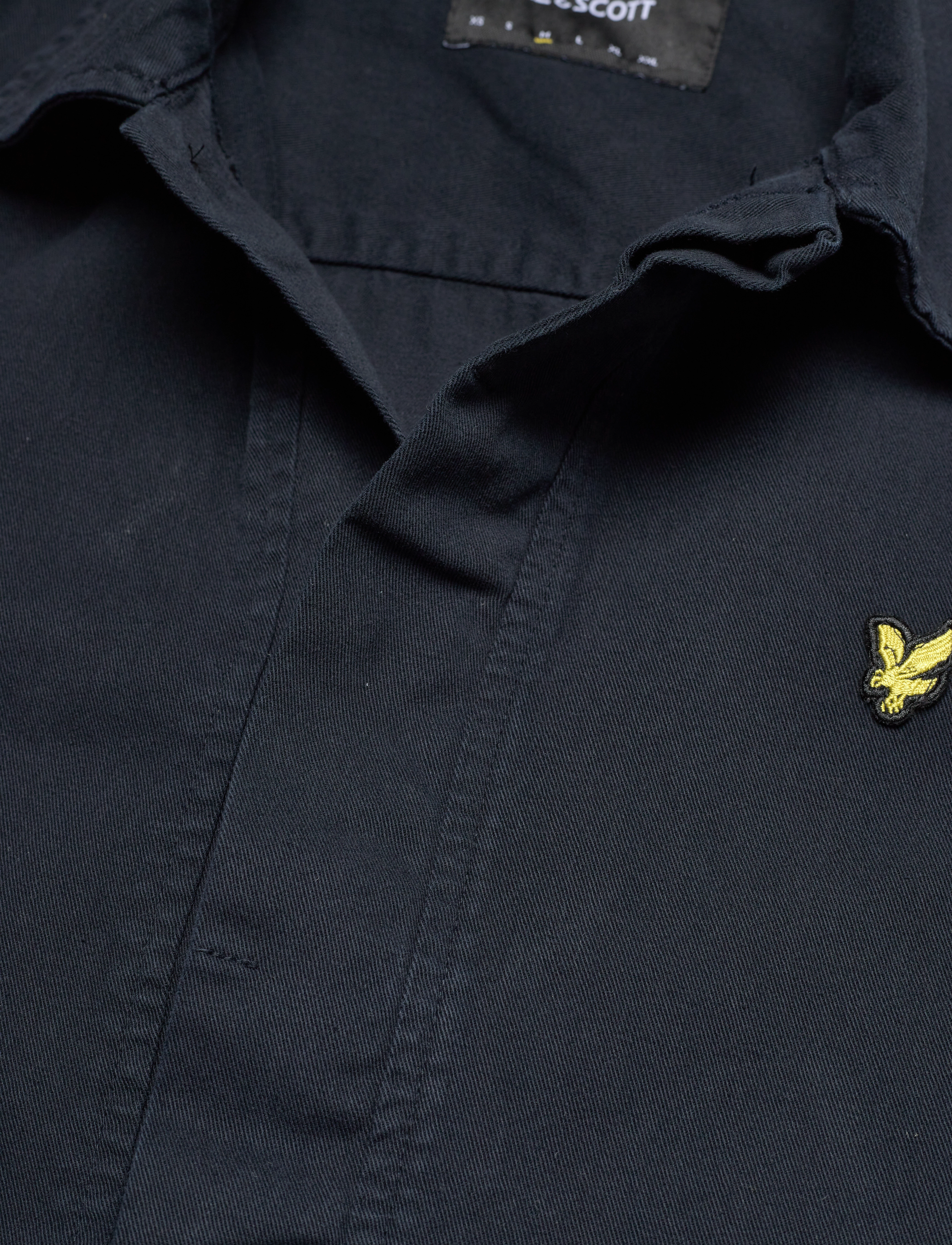 Lyle & Scott - Washed Drill Overshirt - dark navy - 2