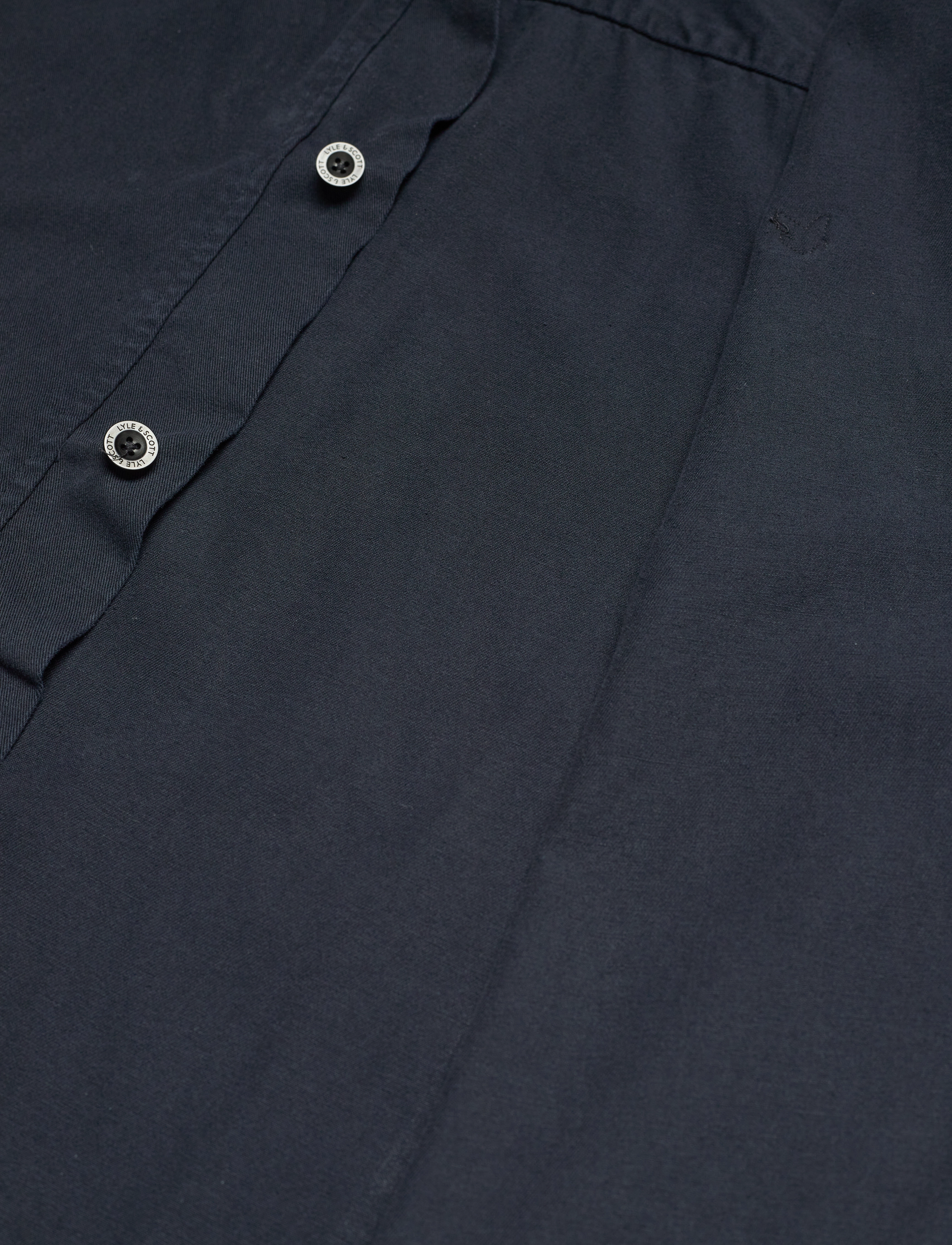 Lyle & Scott - Washed Drill Overshirt - dark navy - 3