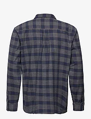 Lyle & Scott - Check Overshirt - rutede skjorter - dark navy - 1
