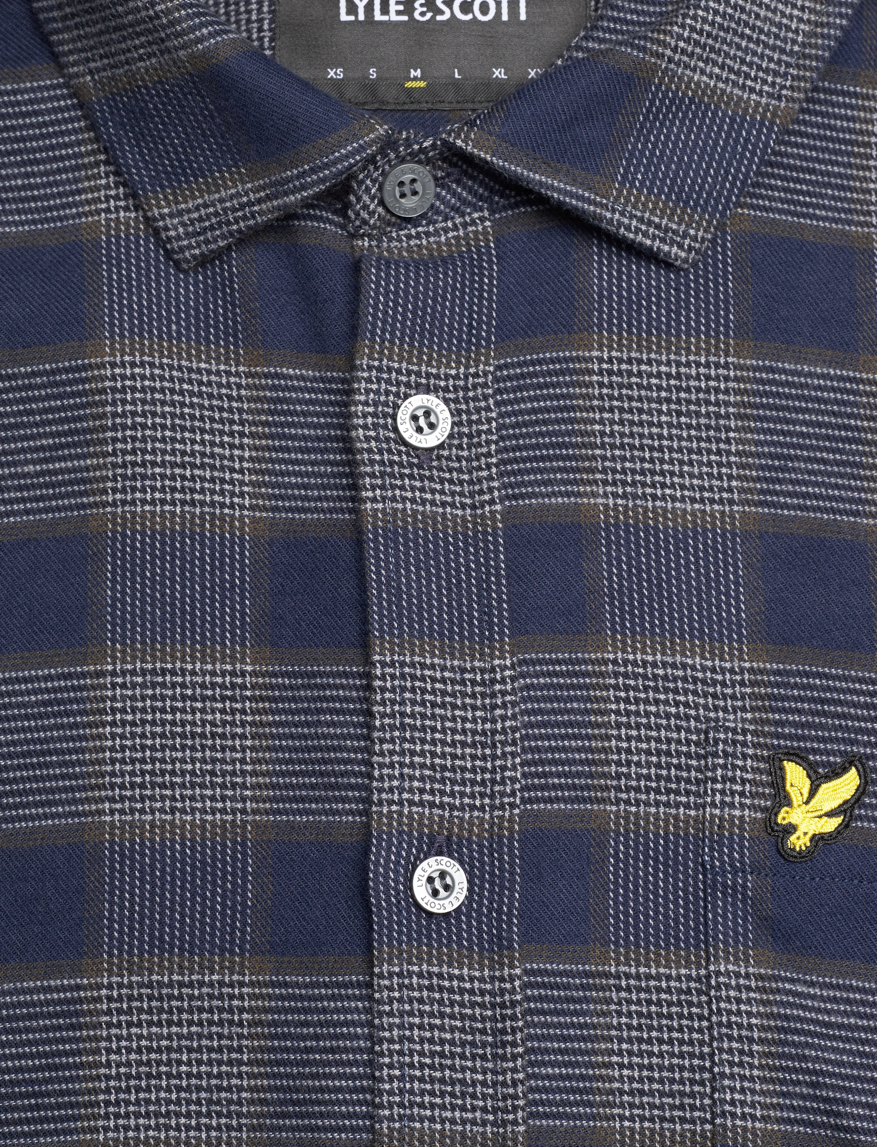 Lyle & Scott - Check Overshirt - dark navy - 2
