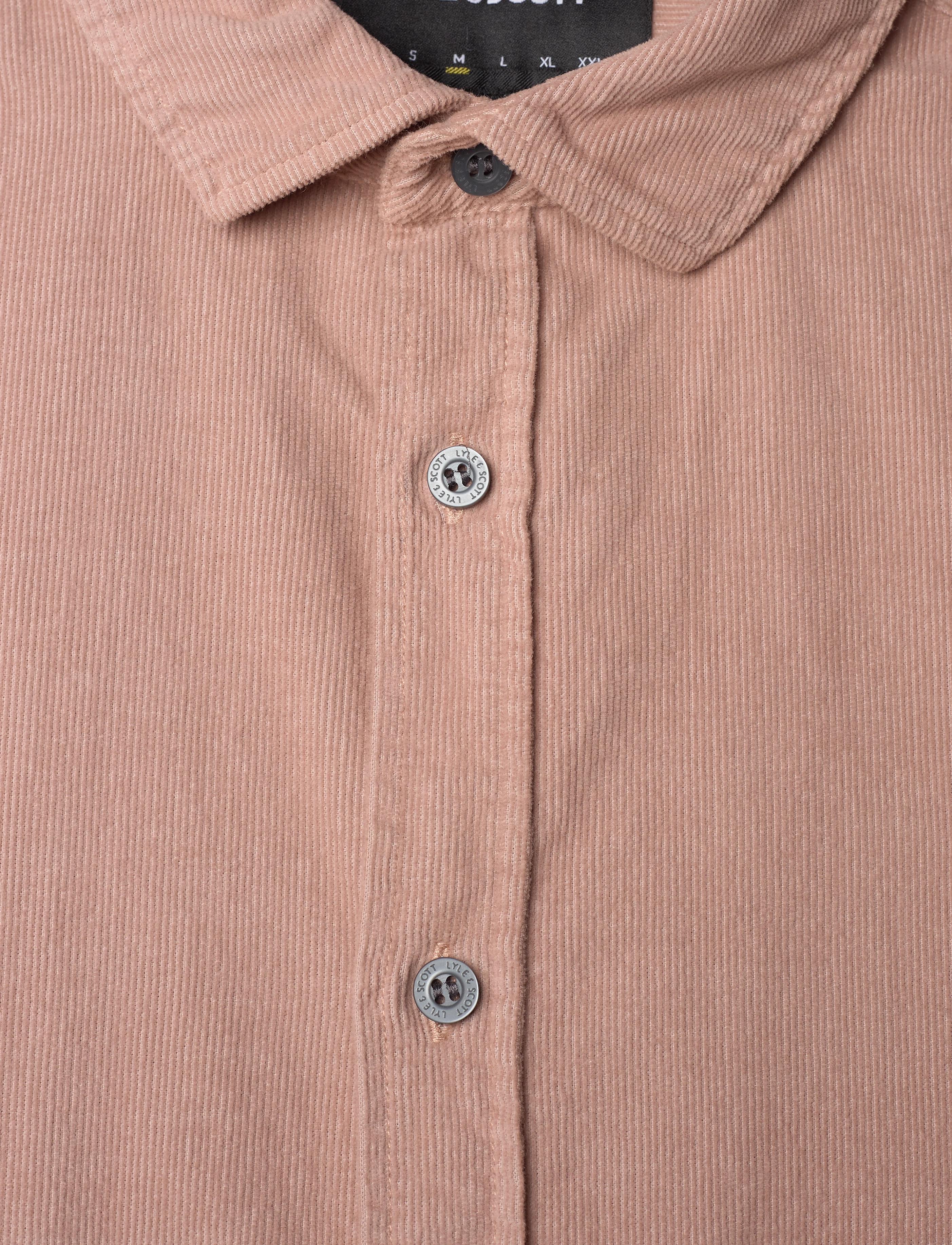 Lyle & Scott - Needle Cord Shirt - mauve dusk - 2