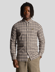 Lyle & Scott - Check Flannel Shirt - rutiga skjortor - w870 cove - 2