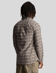 Lyle & Scott - Check Flannel Shirt - rutiga skjortor - w870 cove - 4