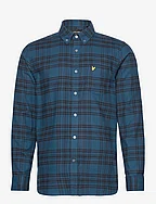 Check Flannel Shirt - W992 APRES NAVY