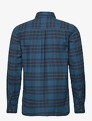 Lyle & Scott - Check Flannel Shirt - ternede skjorter - w992 apres navy - 1