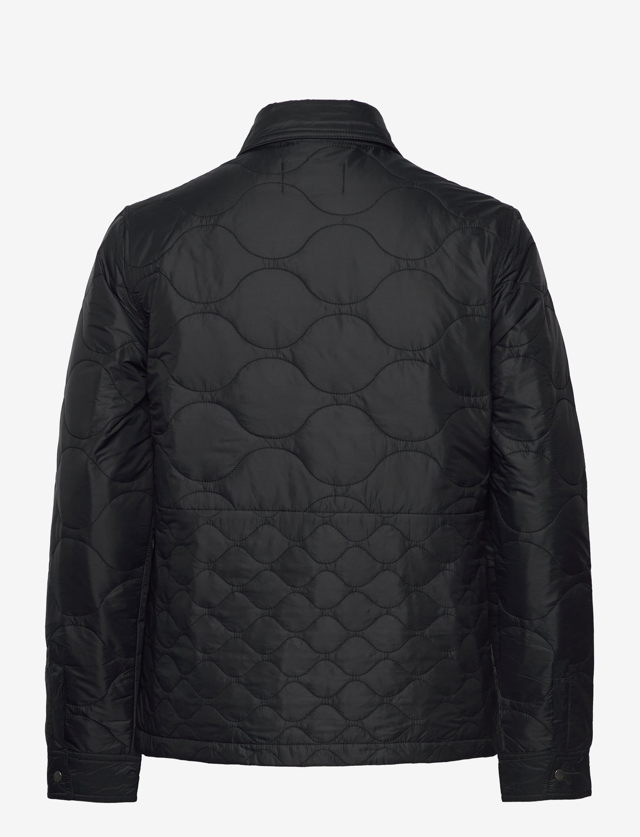 Lyle & Scott - Quilted Overshirt - x002 black ice - 1
