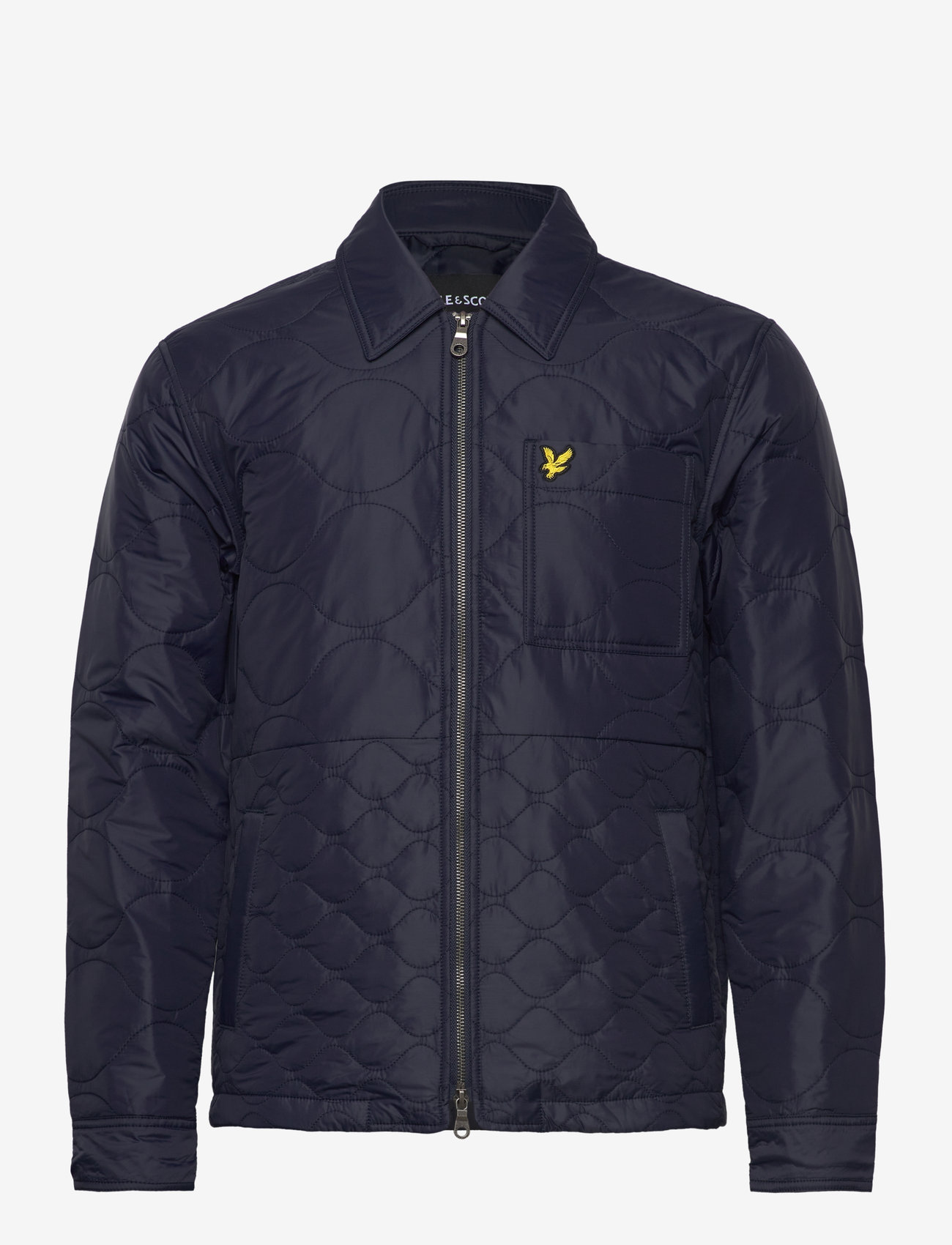 Lyle & Scott - Quilted Overshirt - z271 dark navy - 0