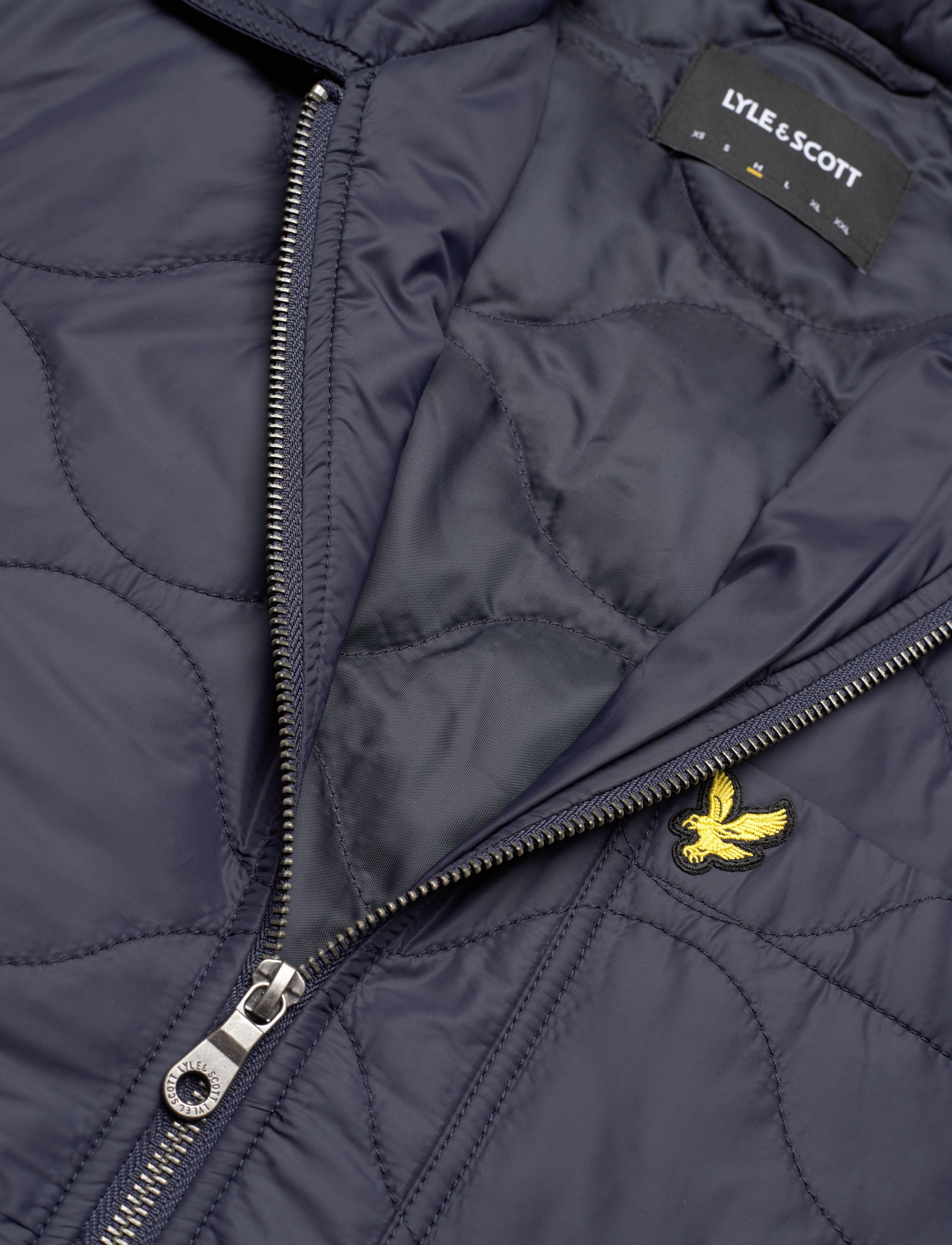 Lyle & Scott - Quilted Overshirt - z271 dark navy - 2