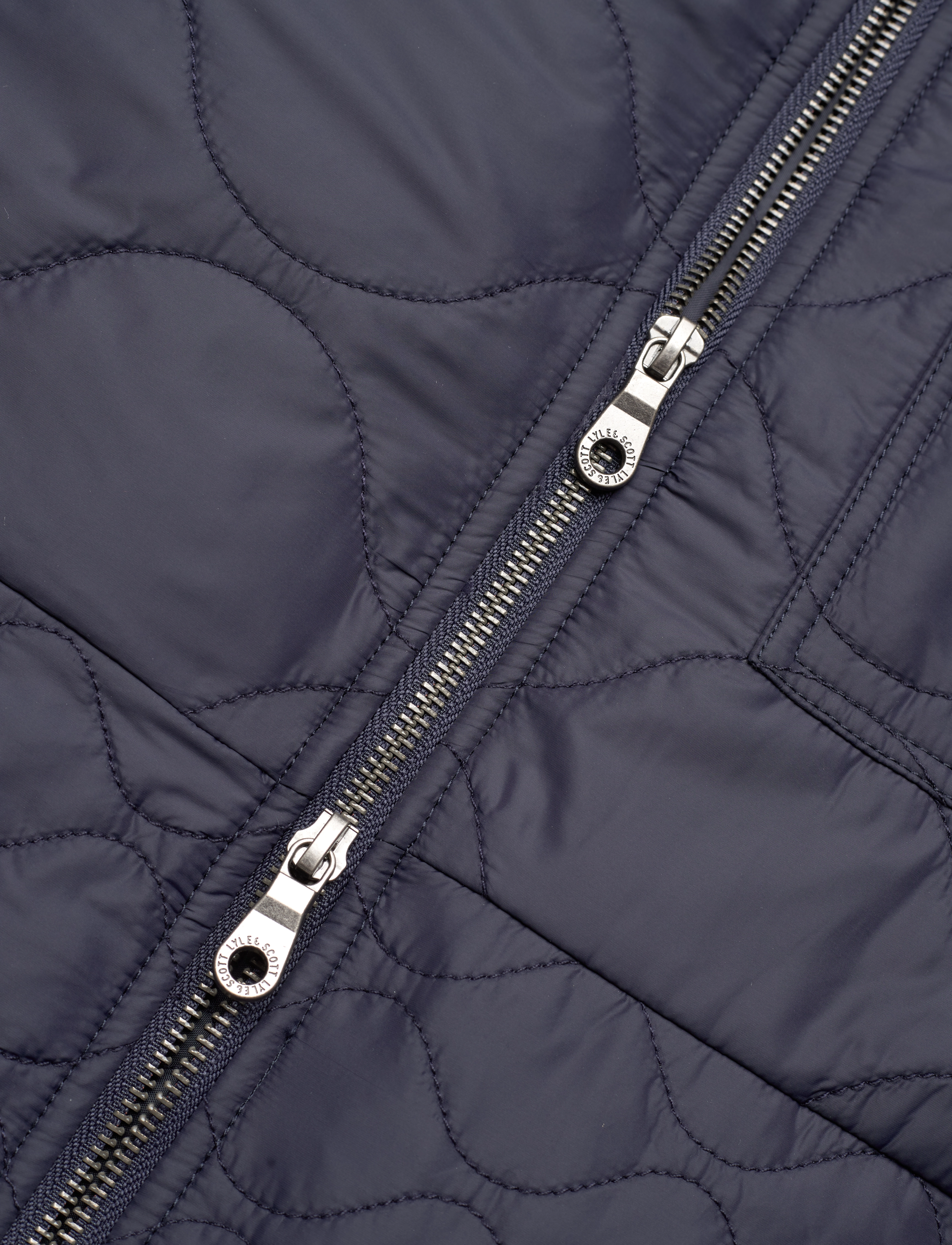 Lyle & Scott - Quilted Overshirt - z271 dark navy - 3