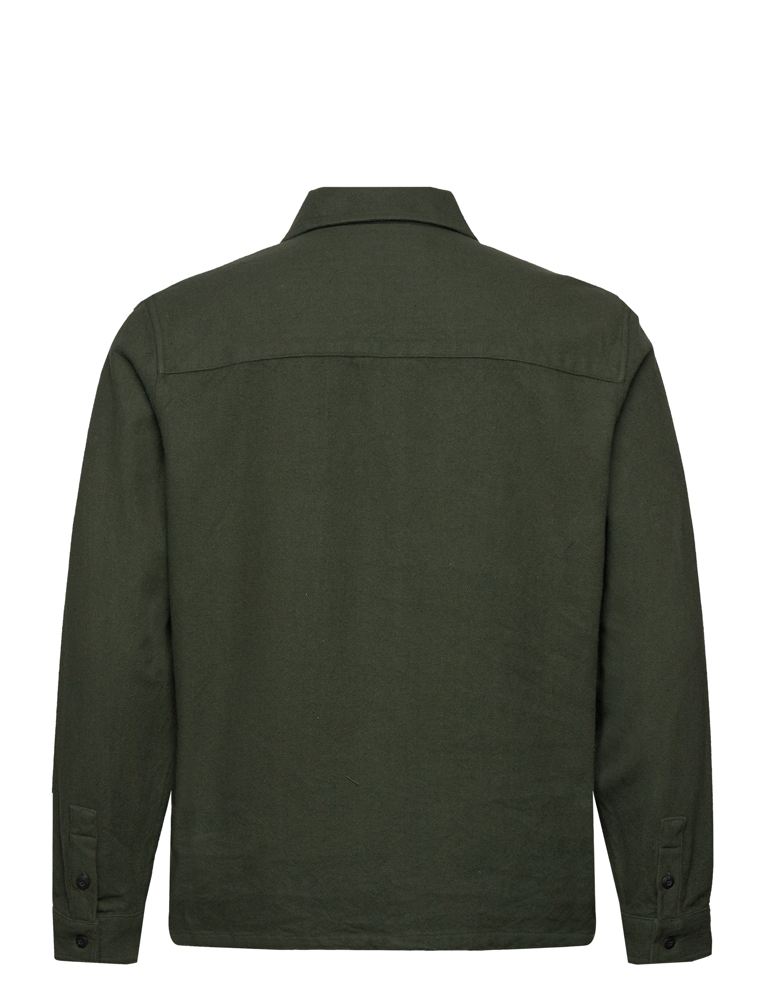 Lyle & Scott - 1874 Brushed Cotton Overshirt - x083 wilton green - 1