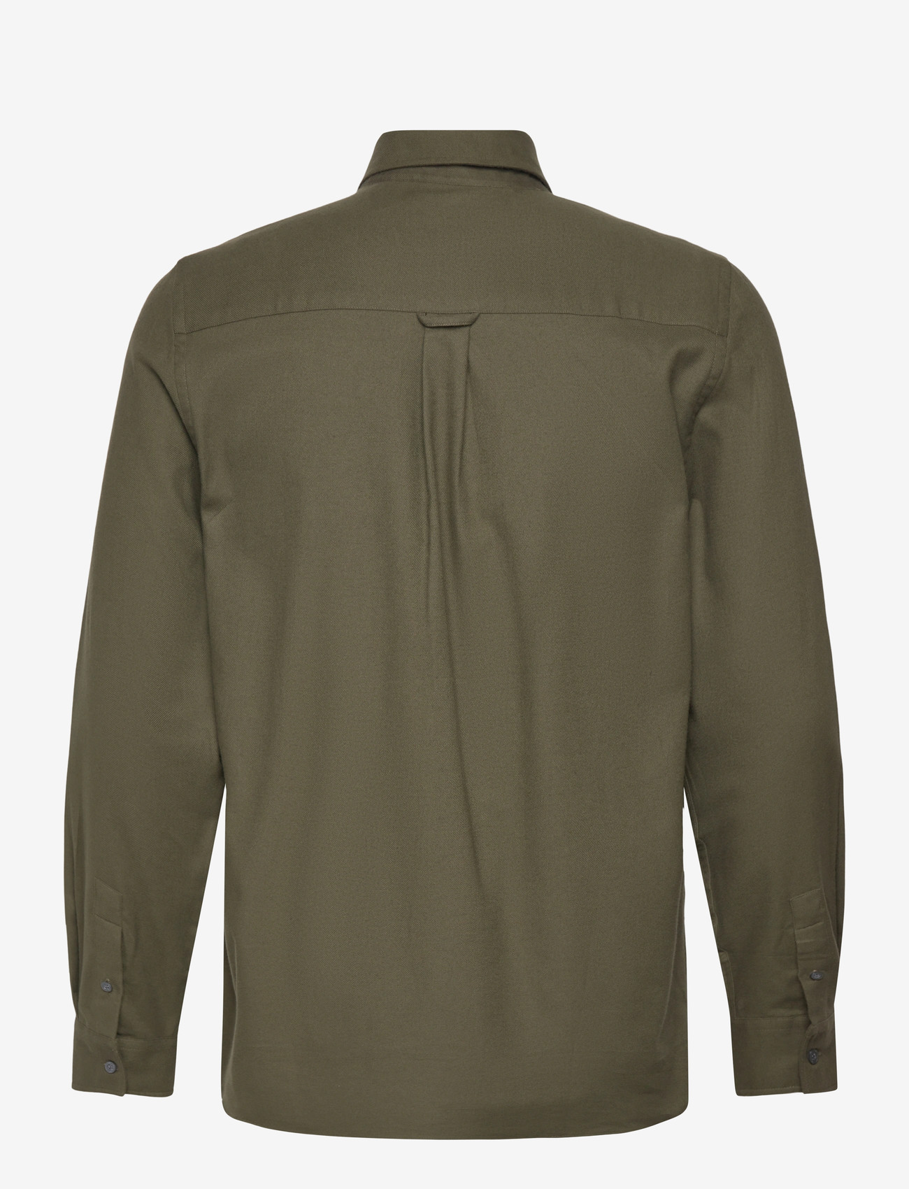 Lyle & Scott - Plain Flannel Shirt - flanell-hemden - deep depths - 2