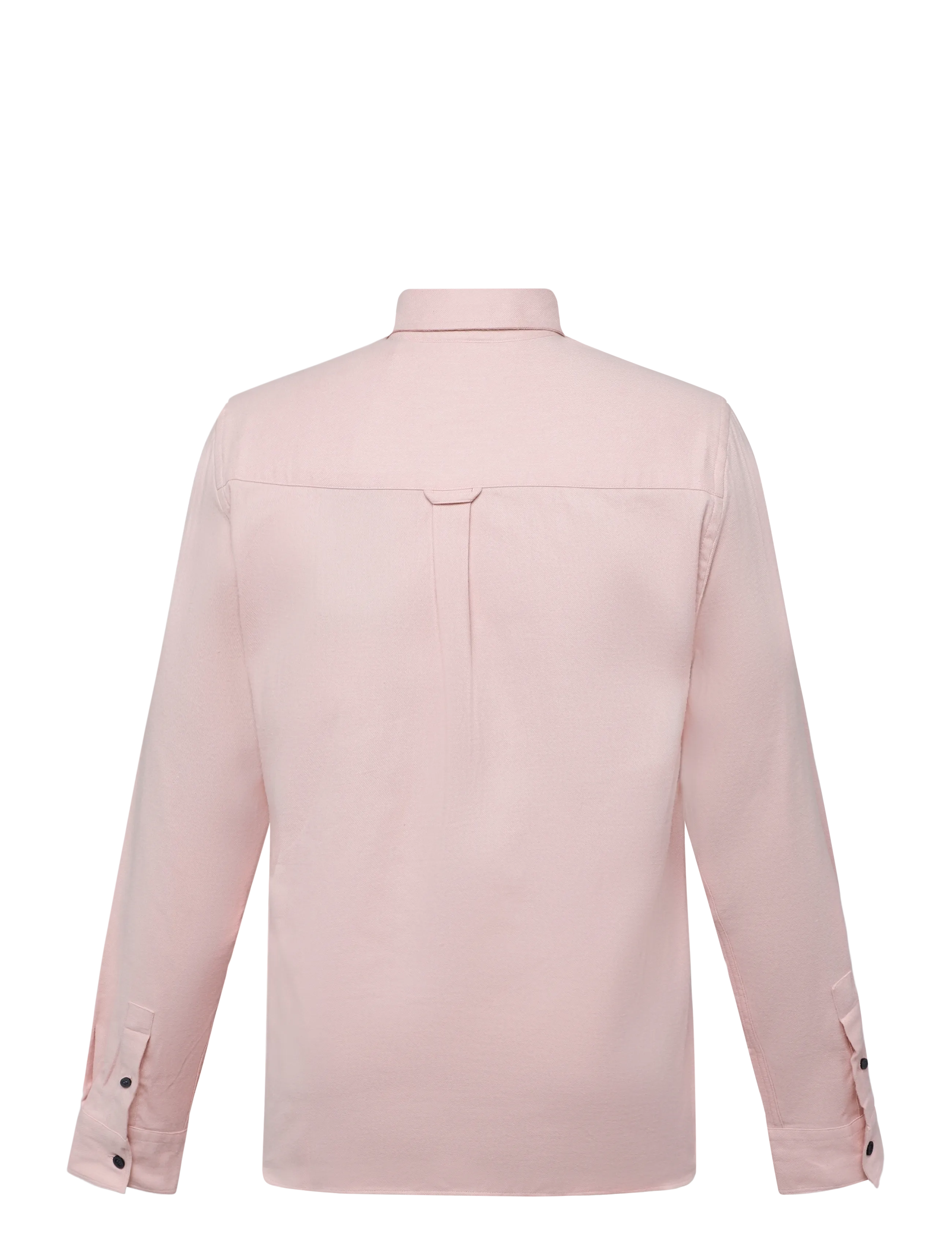 Lyle & Scott - Plain Flannel Shirt - flannel shirts - dusty pink - 1