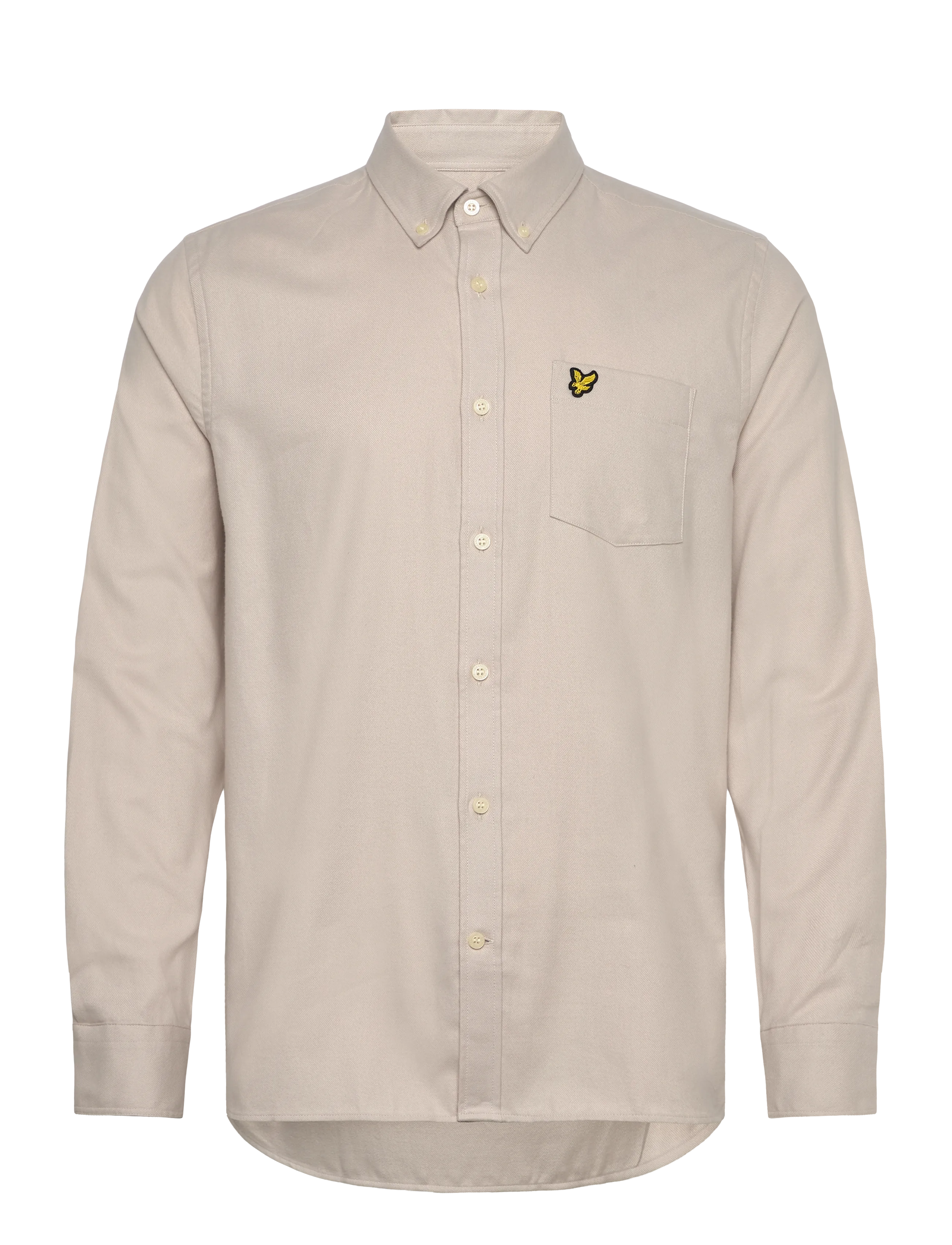 Plain Flannel Shirt - W503 PUTTY