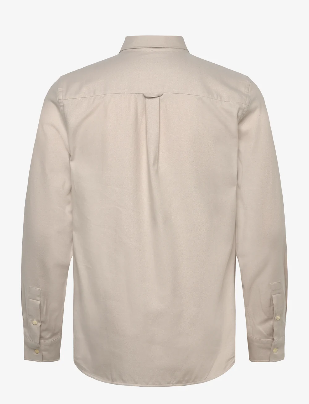 Lyle & Scott - Plain Flannel Shirt - flannel-skjorter - w503 putty - 1