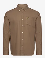 Plain Flannel Shirt - X080 LINDEN KHAKI