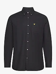 Lyle & Scott - Plain Flannel Shirt - casual skjorter - x087 saddle - 0