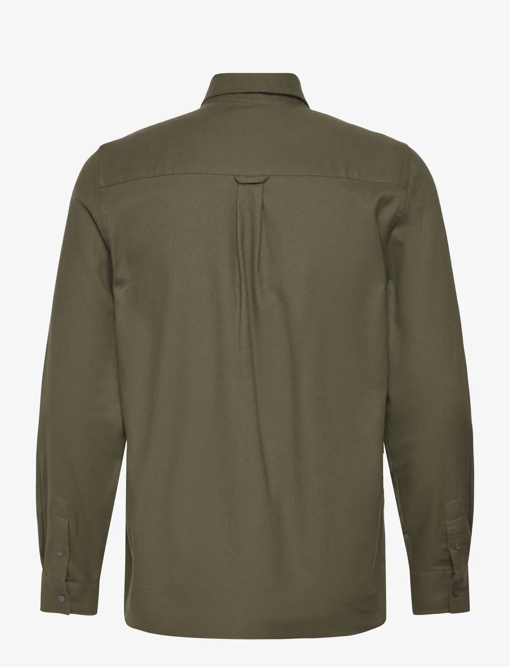 Lyle & Scott - Plain Flannel Shirt - flannel shirts - x848 deep depths - 2